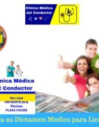 Dictamen Medico para Licencia Plaza Viquez